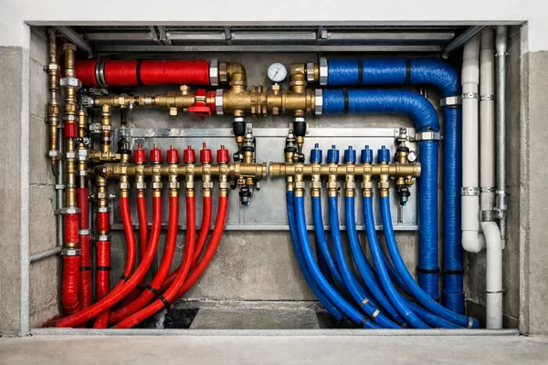 Installation des réseaux eau chaude / eau froide (ECF / ECS)