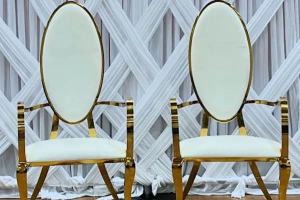 Location Chaises Royales Dorées