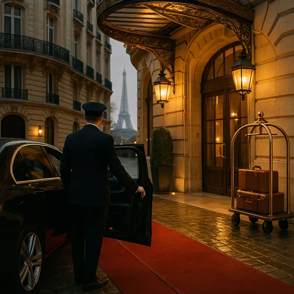 Chauffeur privé pour hôtels et palaces parisiens : service d’exception pour un séjour sans fausse note