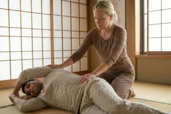 Séance de suivi shiatsu