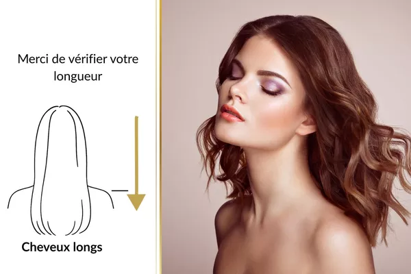 Patine avec brushing inclus - Cheveux longs