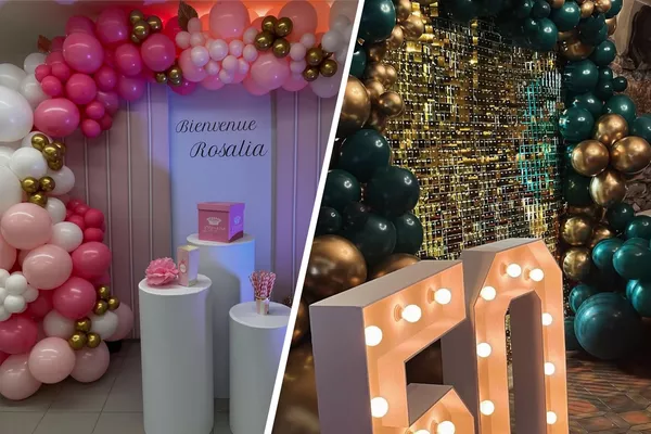 Arche florale ou de ballons & Backdrop - sur demande pour vos événements