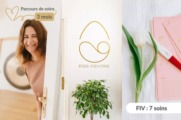 Parcours de soins naturels sur 3 moins : préparation FIV (Suivi + 7 soins)
