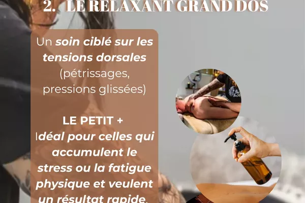 Grand relaxant dos 45 mn