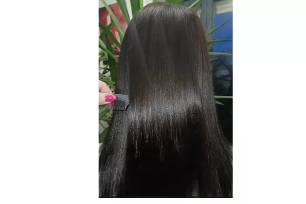 Lissage Tanin cheveux mi-longs