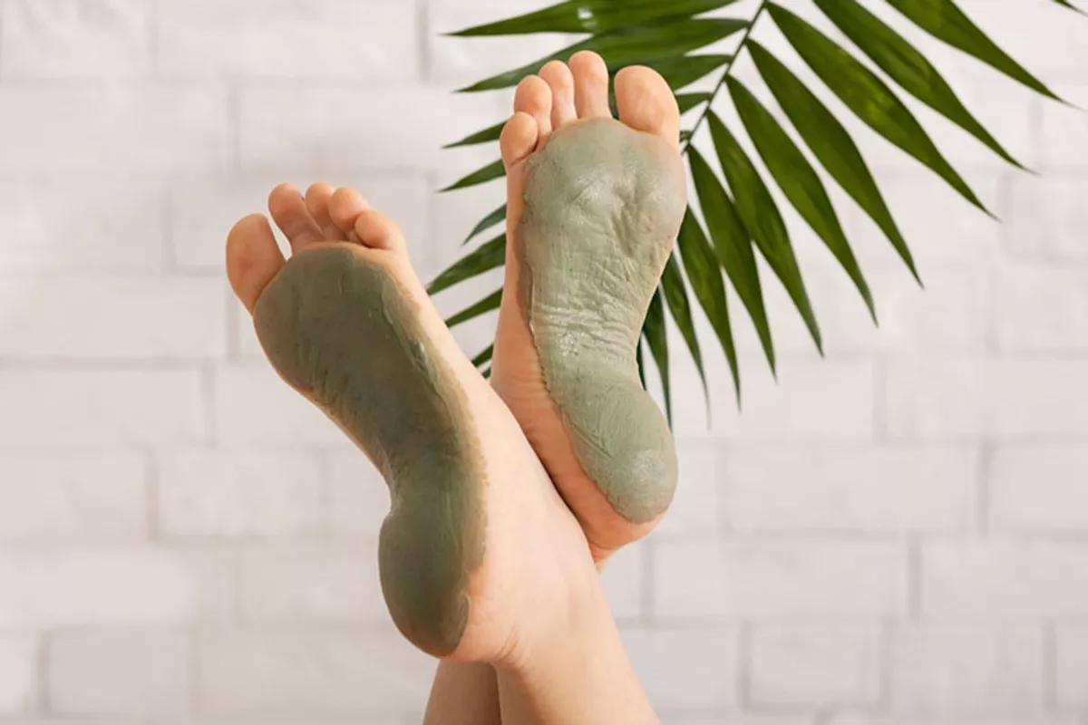 spa des pieds avec soin l'argile ou paraffine
