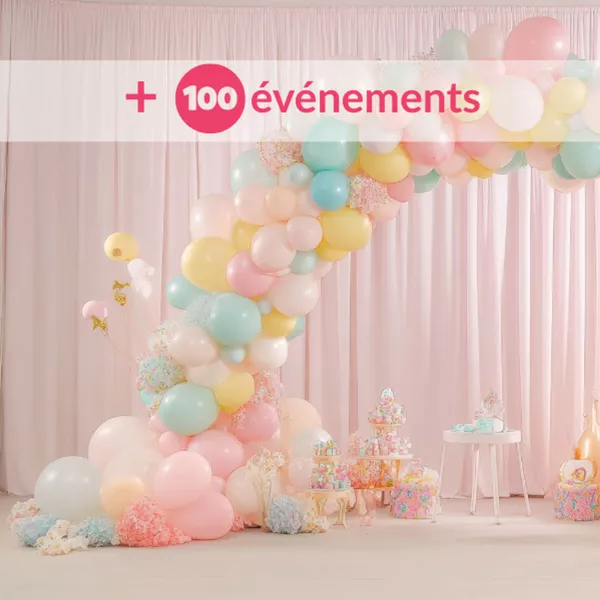 La Belle Event a décoré plus de 100 événements : anniversaires, baby showers, baptêmes, soirées…