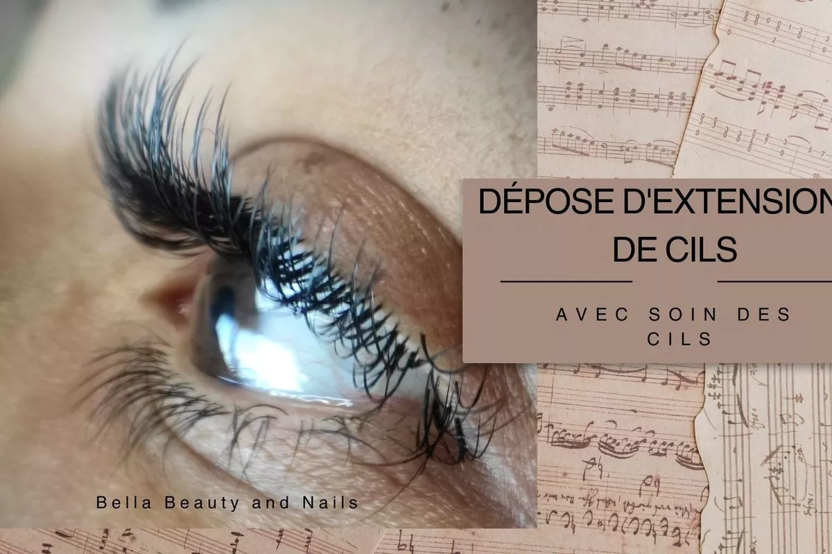 Dépose d' extension de cils