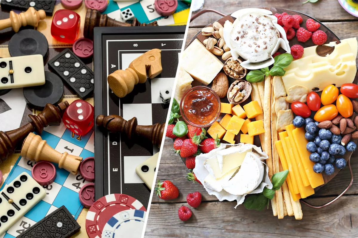 Panier Soirée Cosy - Apéro & Jeux de société