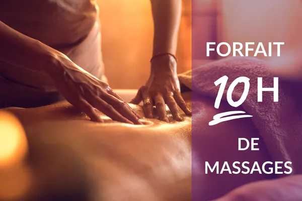 FORFAIT 10H - Durée du massage de 1 à 2h