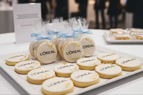 Biscuits personnalisés pour salons & foires professionnelles