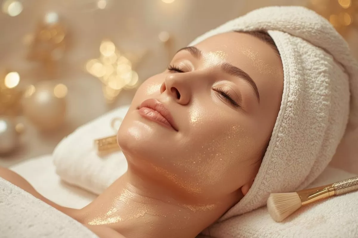 Soin visage lumière des fêtes