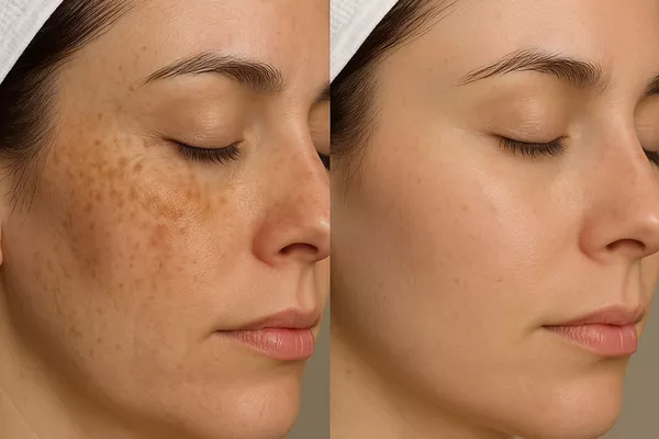 Peeling bio microneedling SQT anti-taches brunes