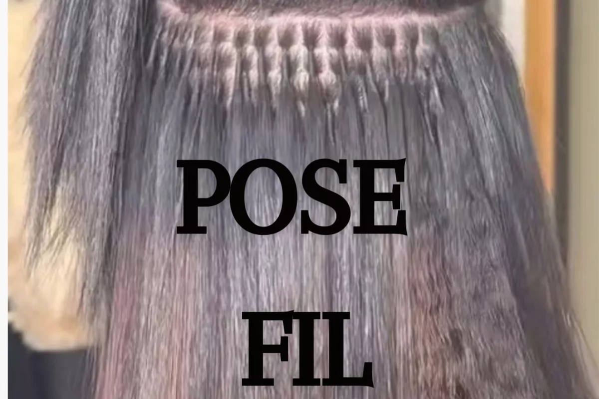 Pose fil + cheveux 16 Pouces