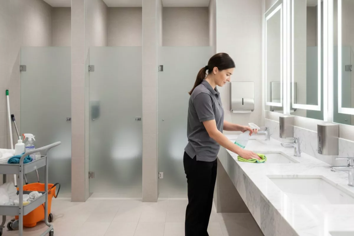 Nettoyage des sanitaires professionnels