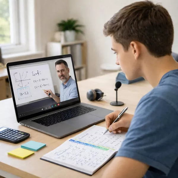 Remise à niveau maths lycée en visio pour reprendre confiance et réussir