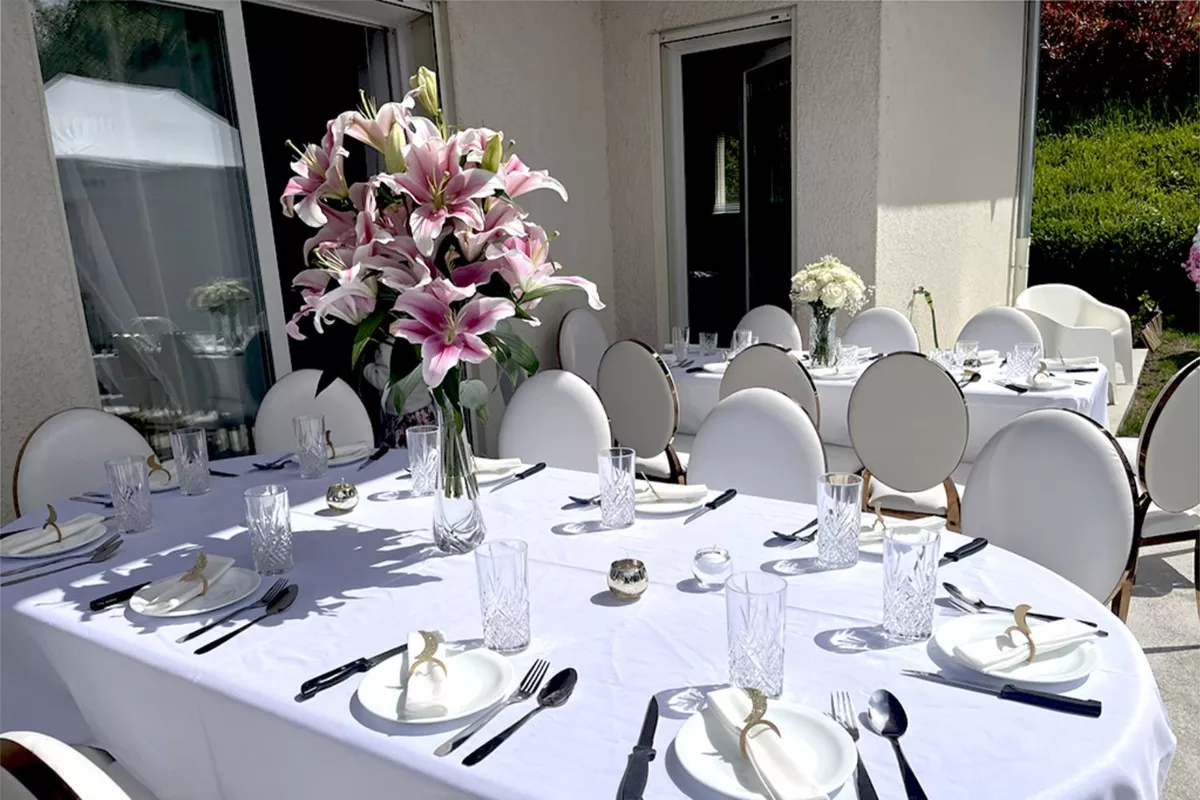 Décoration Salle de Mariage ou Lieu de réception – Service sur-mesure et personnalisé