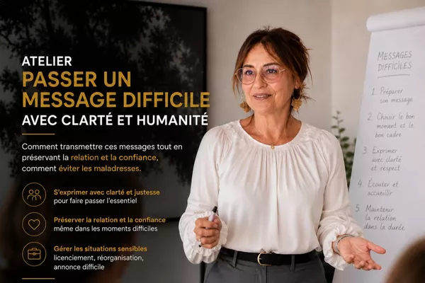 Passer un message difficile avec clarté et humanité . Je réserve mon appel découverte offert.