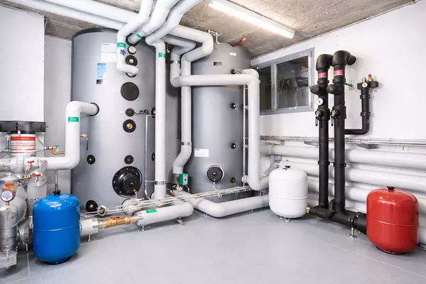 Installation de PAC air/eau pour bâtiments collectifs neufs