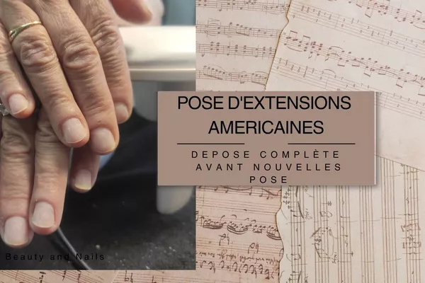 Dépose si repose d'extensions d'ongle 