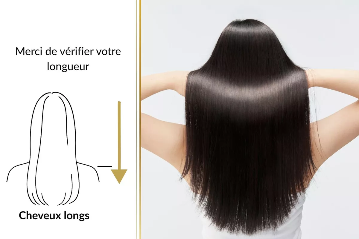 Lissage organique -  Cheveux longs