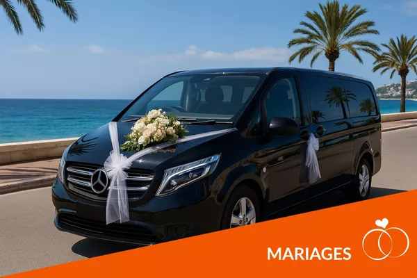 Chauffeur privé VTC pour mariage Cannes