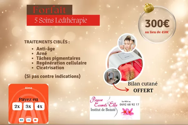 FORFAIT : 5 Soins Ledthérapie