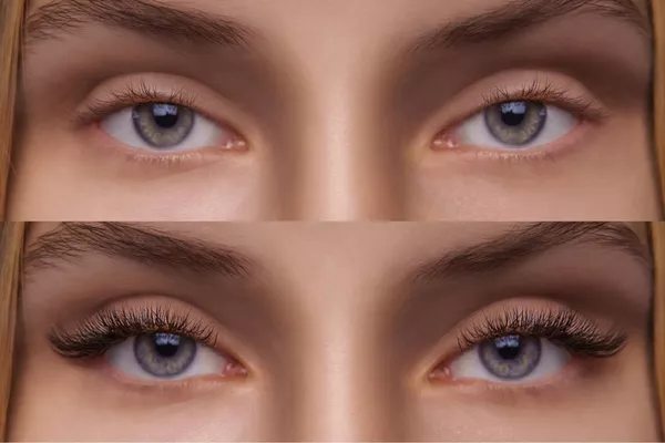 Extension de cils simple