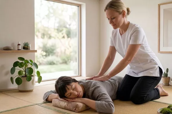 Séance de suivi shiatsu