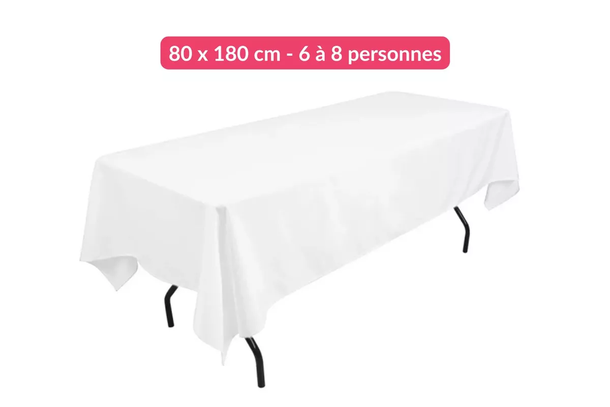 Location Tables rectangles - 6 à 8 personnes