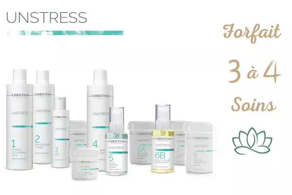 Forfait 3 à 4 soins Unstress de Christina Cosmeceuticals®