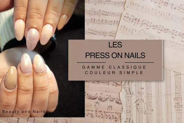 Press on Nails Gamme Classique Couleur Simple 
