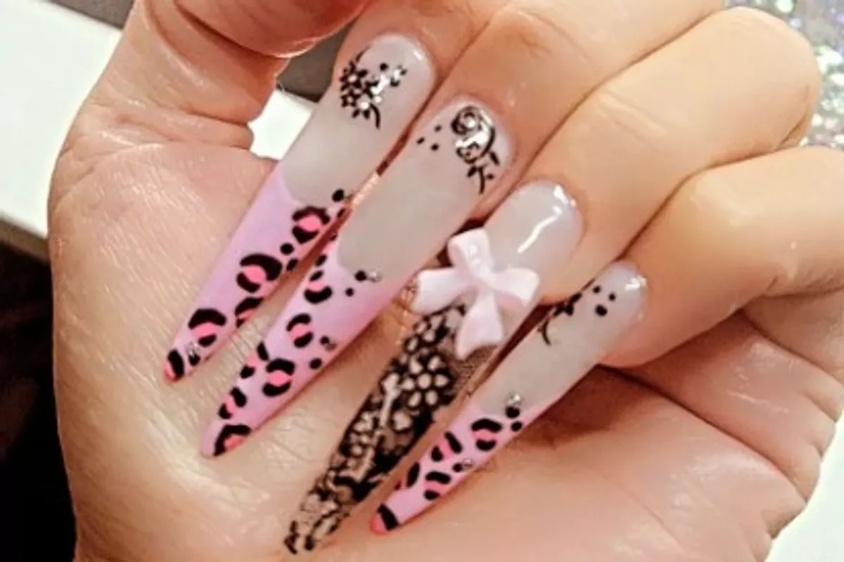 Pose Américaine avec Nail Art option (strass, baby boomer, french ...effet croco)