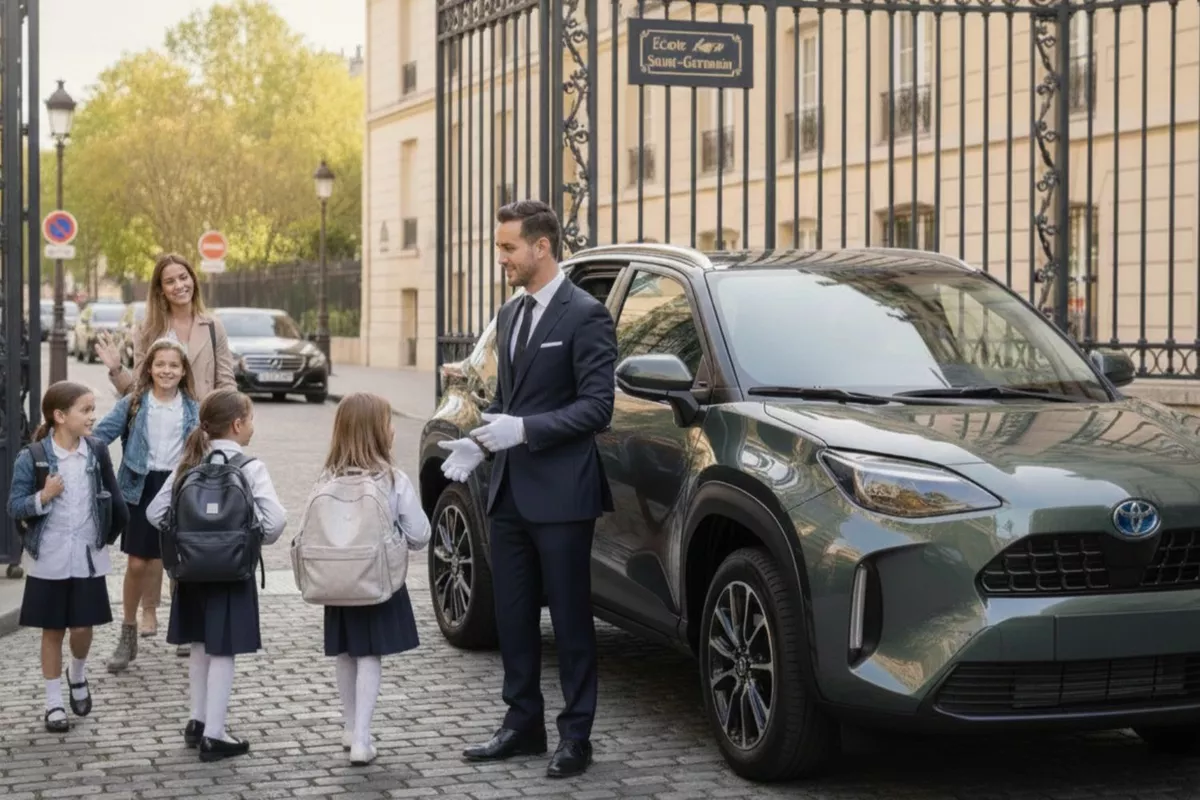 Transport scolaire VTC sécurisé pour enfants – Écoles et activités