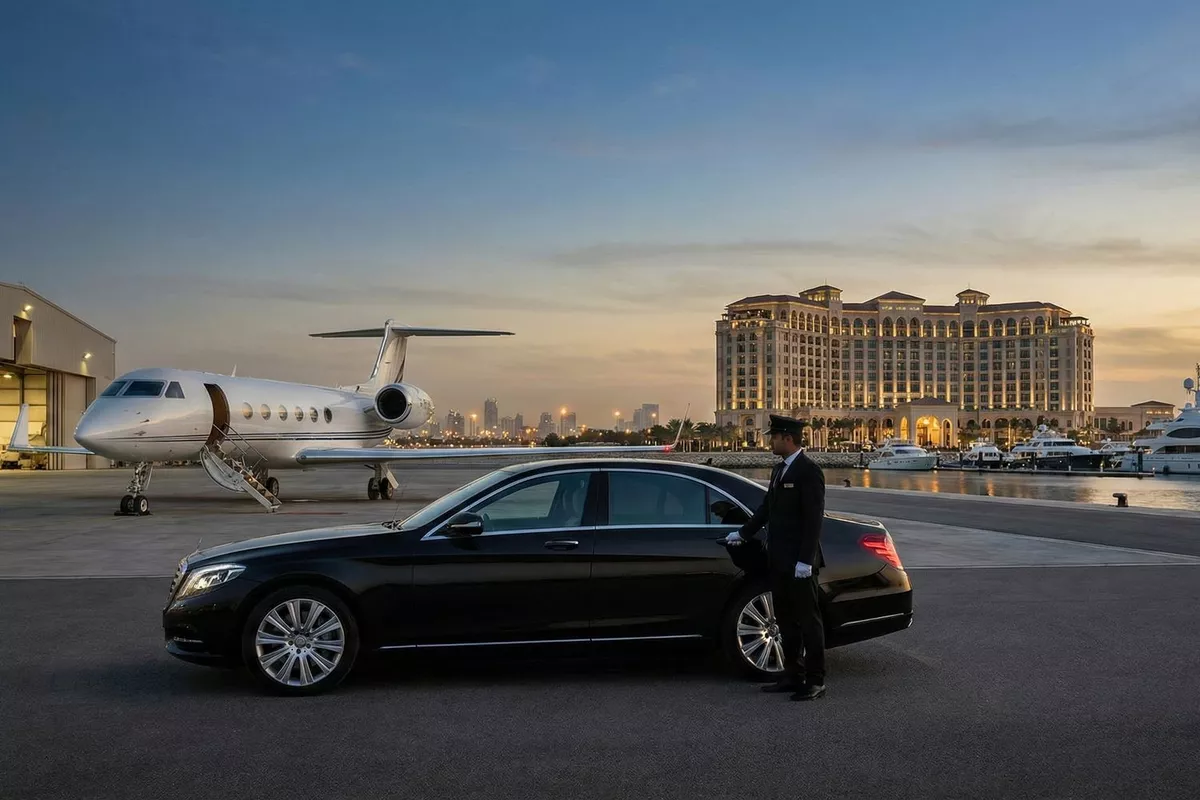 Transferts & Service VTC Premium 24/7 Aéroports, Hôtels, Marinas