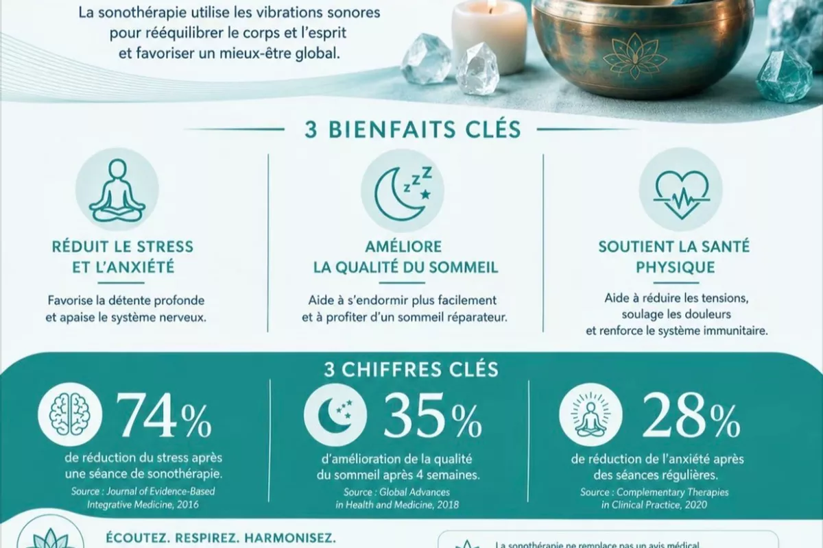 Séance de sonothérapie aux bols tibétains 1 personne