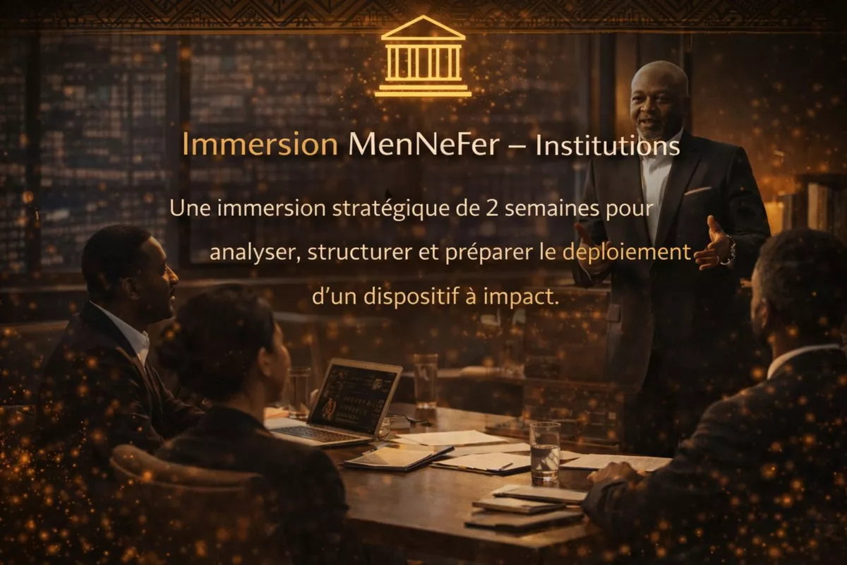 Immersion MenNeFer - Institutions & Dispositifs :  Structuration stratégique (2 semaines présentiel)