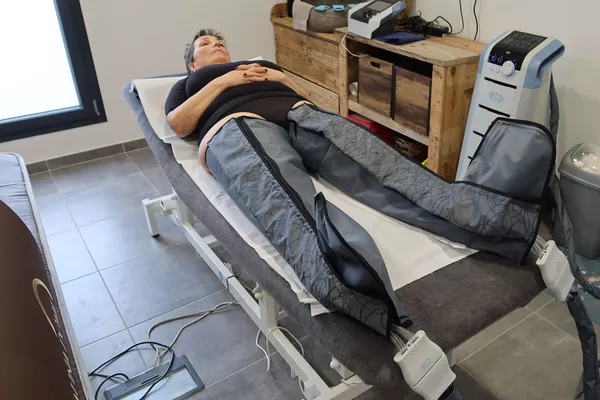 Pressothérapie des jambes