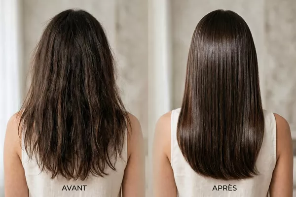 Soin botox cheveux avec brushing