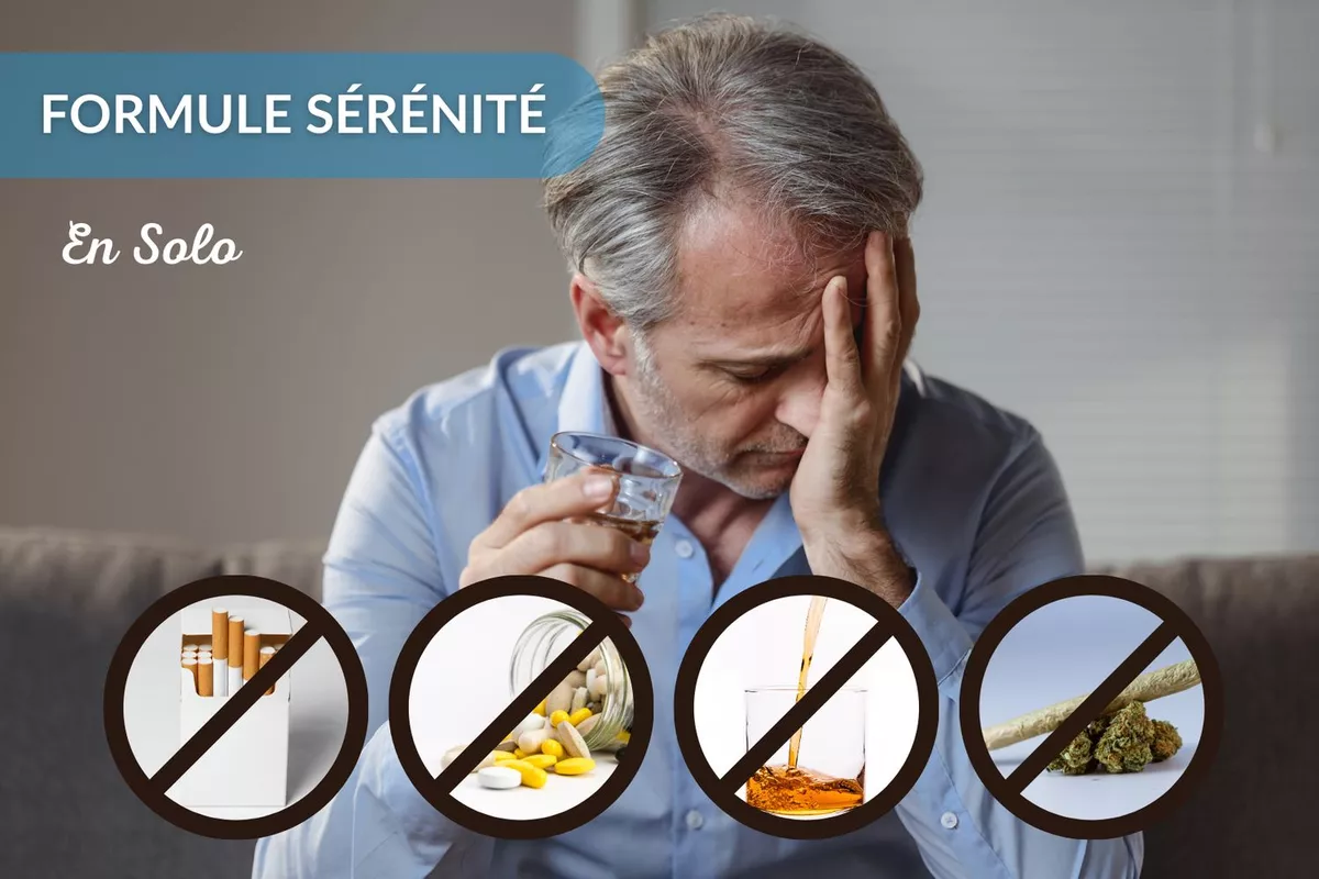 Formule Sérénité SOLO - Aide au servrage au Laser, Suivi & Renforcement contre Addictions : Tabac - Vap - Alcool - Drogues