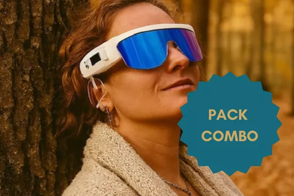 Pack Combo lumino-relaxothérapie + Access Bars : luminothérapie et stimulation énergétique du crâne