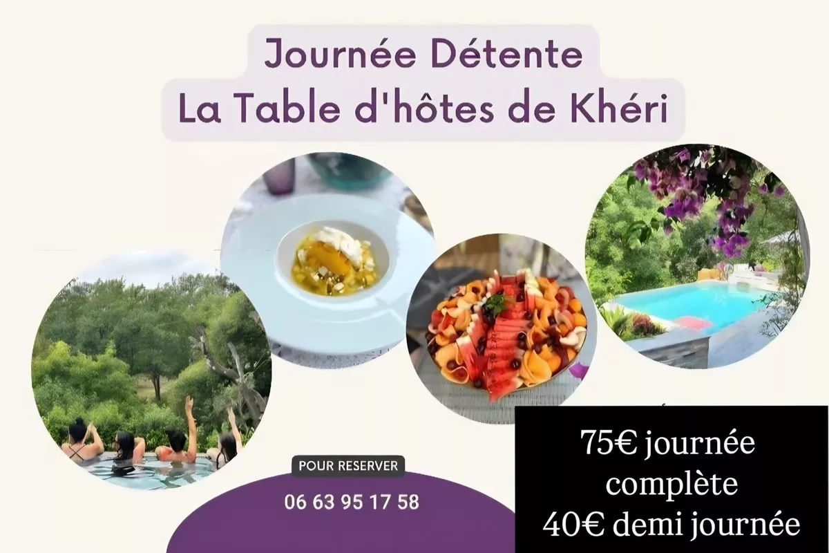 Journée détente - Table d'hôtes de Khéri
