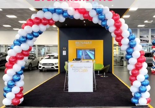 Événement professionnel Renault : décoration et ambiance sur mesure