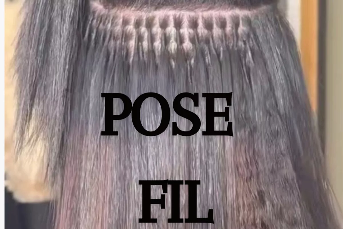 Pose fil + cheveux 26/30/32 Pouces