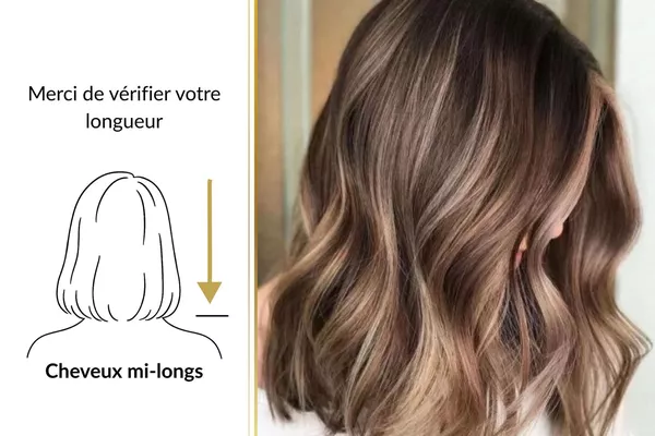 Ombre hair & Balayage - Cheveux mi-longs