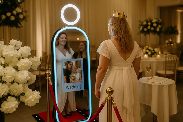 Location Photobooth miroir moderne