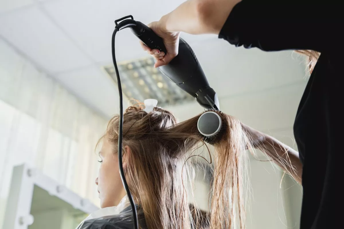 Brushing cheveux longs - Après le Head SPA