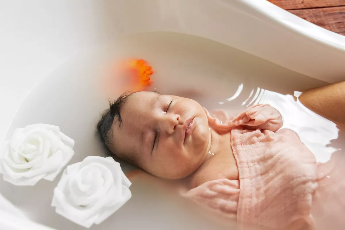 Shooting Photo Bain Fleuri au Lait