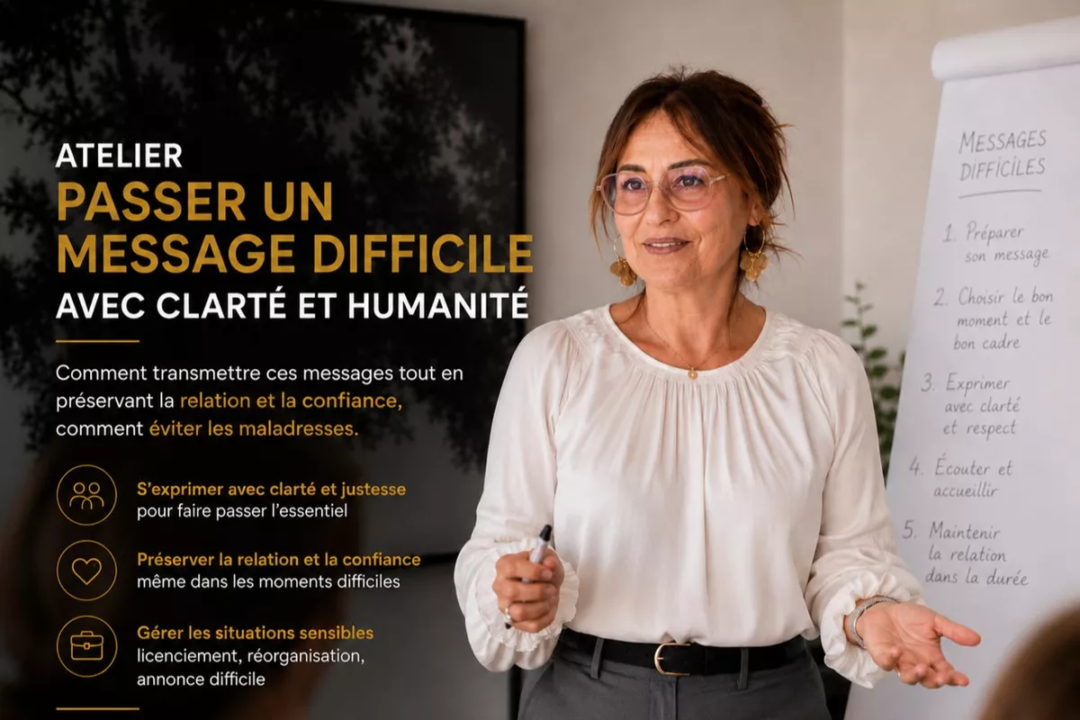 Passer un message difficile avec clarté et humanité . Je réserve mon appel découverte offert.