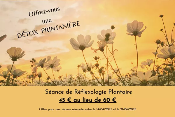 DÉTOX PRINTANIÈRE - Offre Printemps Séance Personnalisée - (Bilan + protocole)
